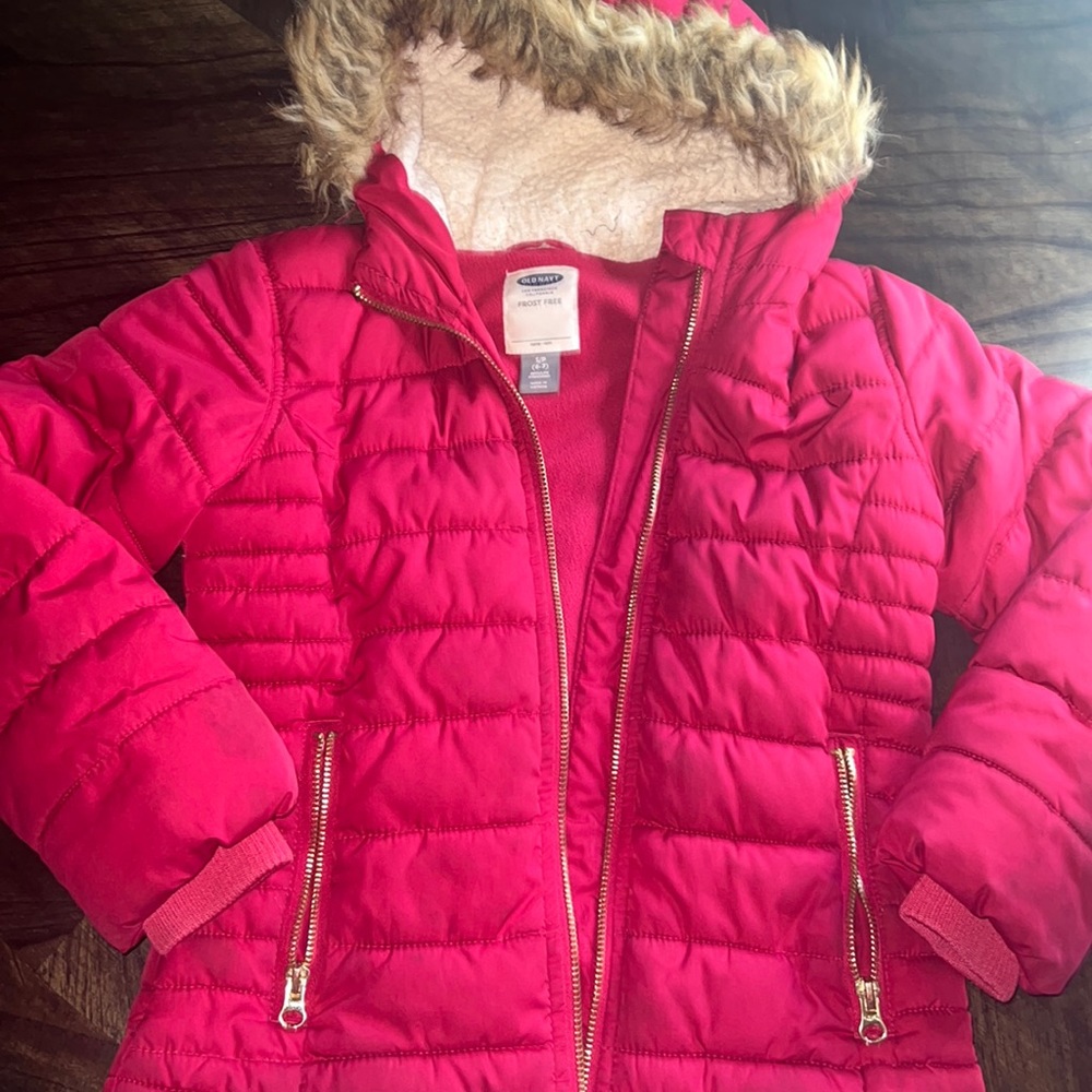 OLD NAVY fuchsia winter coat